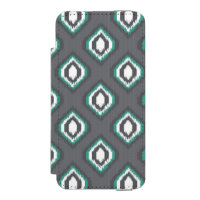 Geometric retro ikat tribal pattern