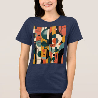 Geometric Rhythm Tri-Blend Shirt
