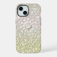 Geometric Rose Gold LOVE Heart Pattern