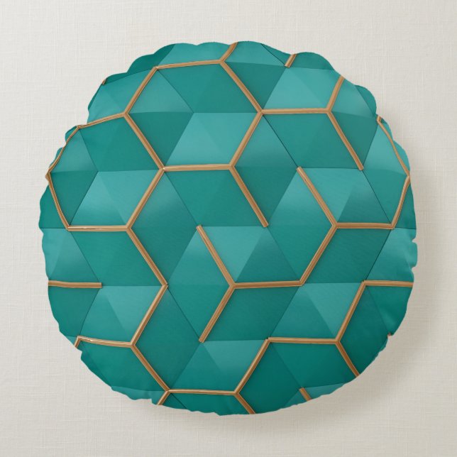 geometric round cushion (Front)