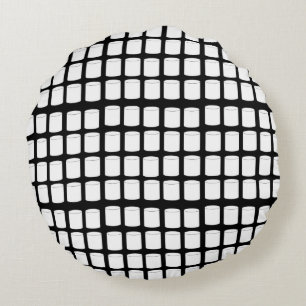Geometric  round cushion