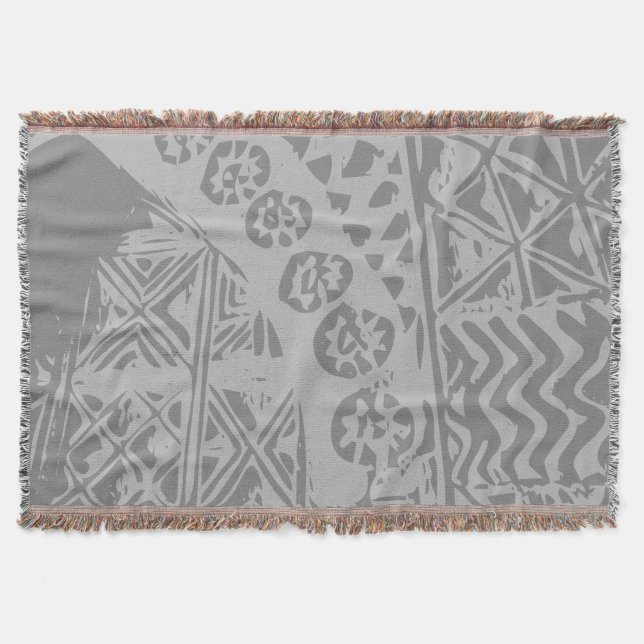 Geometric Sands Design Throw Blanket (Front)