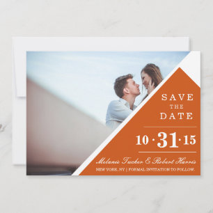 Geometric Save the Dates WEDDINGS Date
