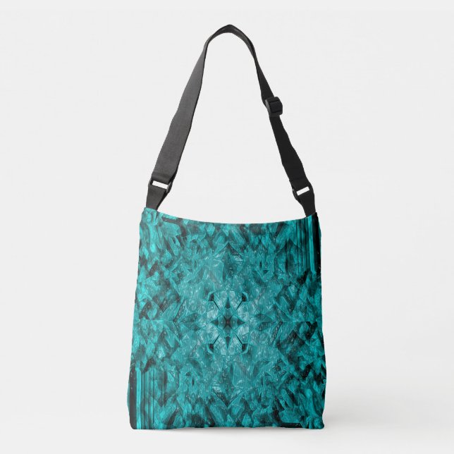 Geometric Sea..... Crossbody Bag (Front)