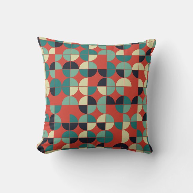 geometric seamless pattern design cushion (Front)