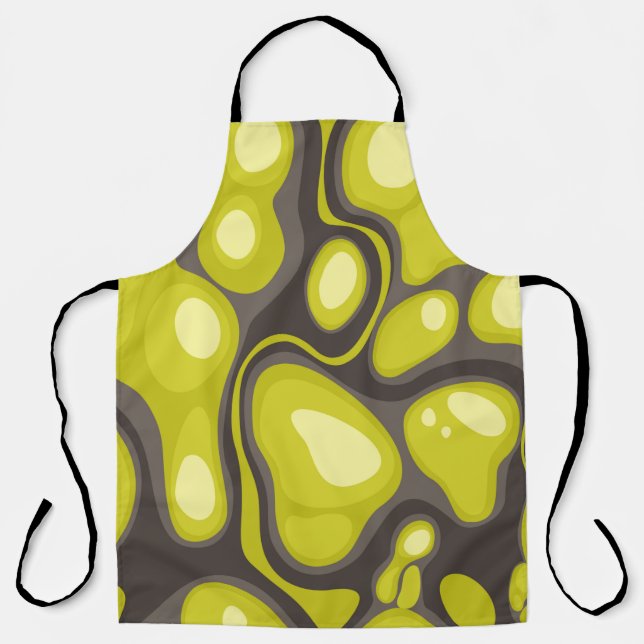 Geometric seamless pattern from spots. Abstract ca Apron (Front)