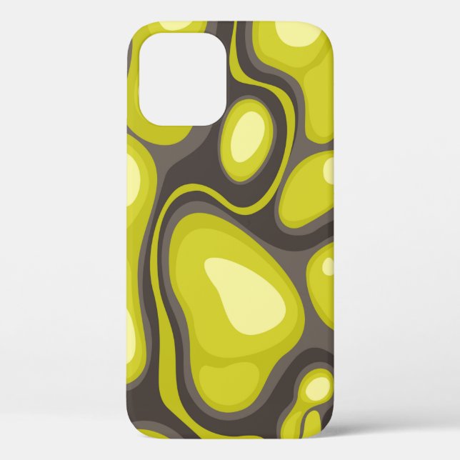 Geometric seamless pattern from spots. Abstract ca Case-Mate iPhone Case (Back)