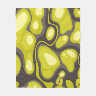 Geometric seamless pattern from spots. Abstract ca Fleece Blanket