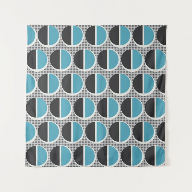 Geometric seamless pattern. Vintage illustration.  Tapestry (Front)
