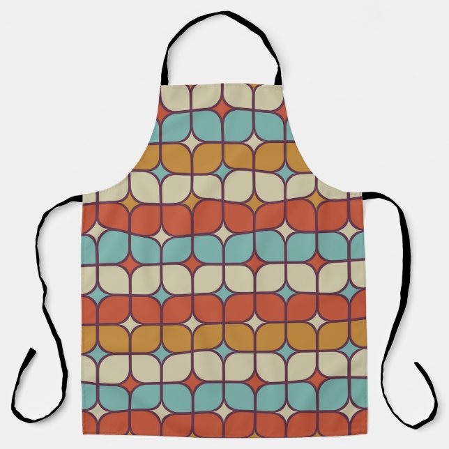 Geometric seamless pattern, vintage style. apron (Front)