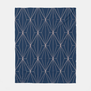 Geometric seamless patterns. Abstract geometric rh Fleece Blanket