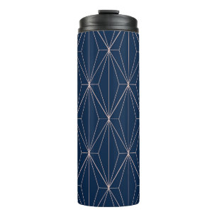 Geometric seamless patterns. Abstract geometric rh Thermal Tumbler