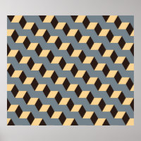 geometric seamless tile with cubic stairs in silve
