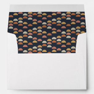 Geometric Semi Circle Pattern Envelope