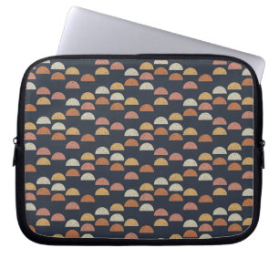 Geometric Semi Circle Pattern Laptop Sleeve