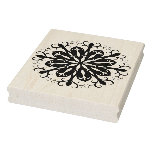 Geometric shape filigree pattern art stamp (Stamp)