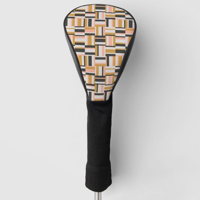 Geometric Shape Pattern Golf Head Cover (Front)
