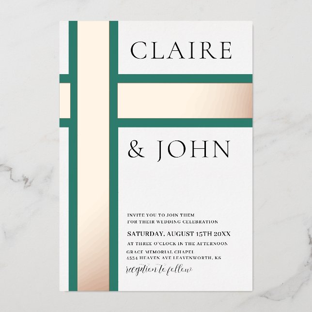 Geometric Shape Wedding (Front)