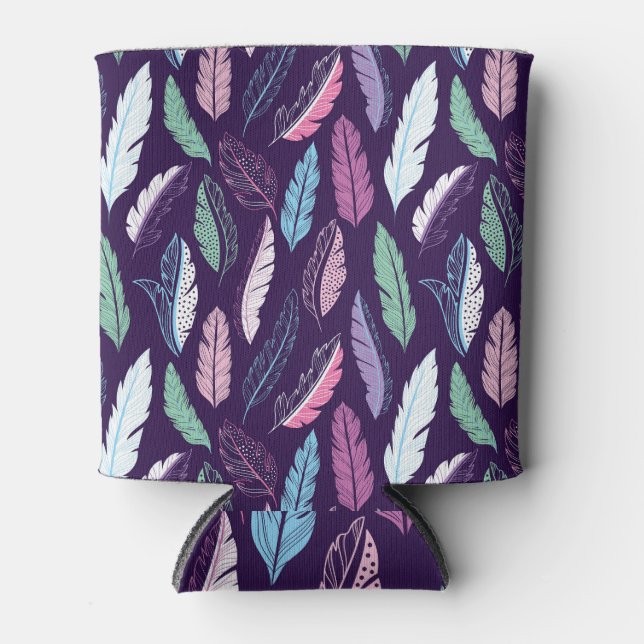 Geometric Shapes: Abstract Seamless Pattern Can Cooler (Front)