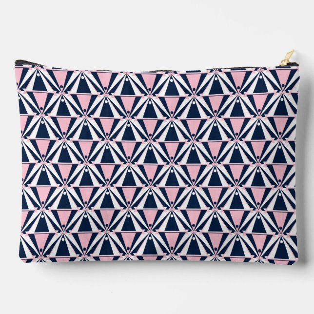 Geometric Shapes Accessory Pouch (Back)