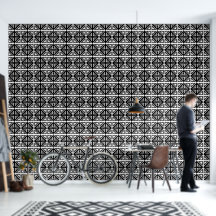 Geometric Shapes And Triangles Black And White 