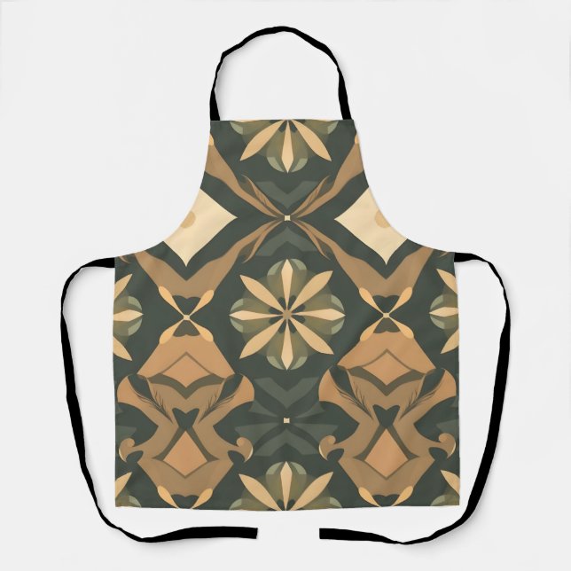 Geometric Shapes Apron - Bold Home Decor (Front)