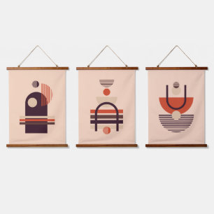 Geometric shapes Contemporary Art Hanging Tapestry