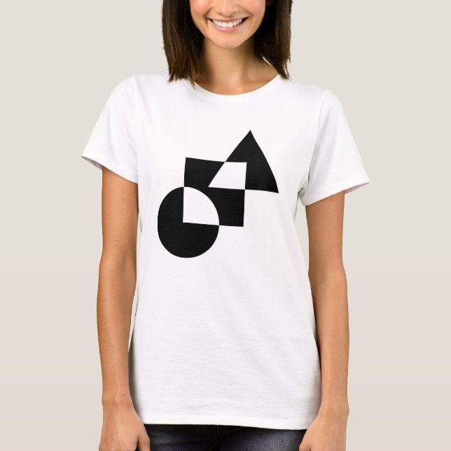 Geometric Shapes design T-Shirt (Front)