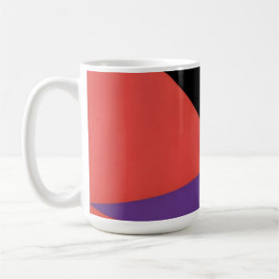 Geometric shapes in different colours coffee mug