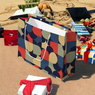 geometric shapes large gift bag