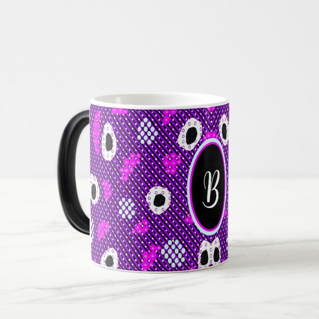 Geometric shapes magic mug (Front Left)