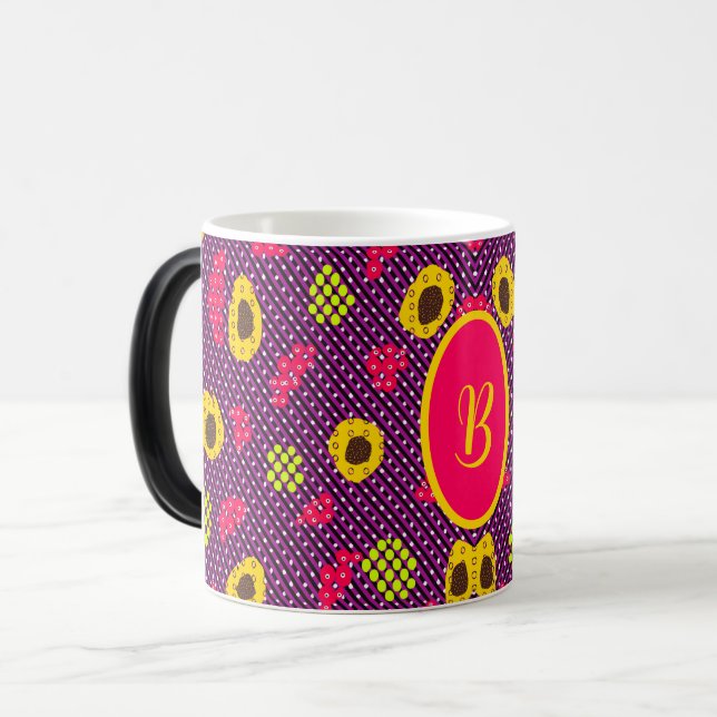 Geometric shapes magic mug (Front Left)
