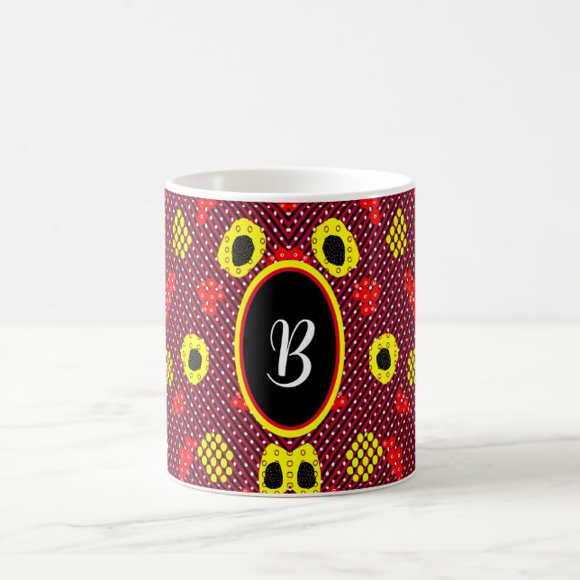 Geometric shapes magic mug (Center)