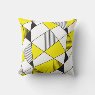 Geometric Shapes: Minimalist Seamless Pattern. Cushion