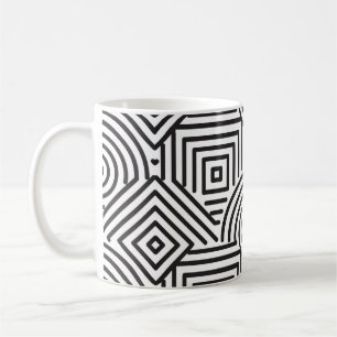 Geometric shapes pattern coffee mug
