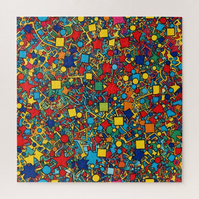 Geometric Shapes Puzzle (Vertical)