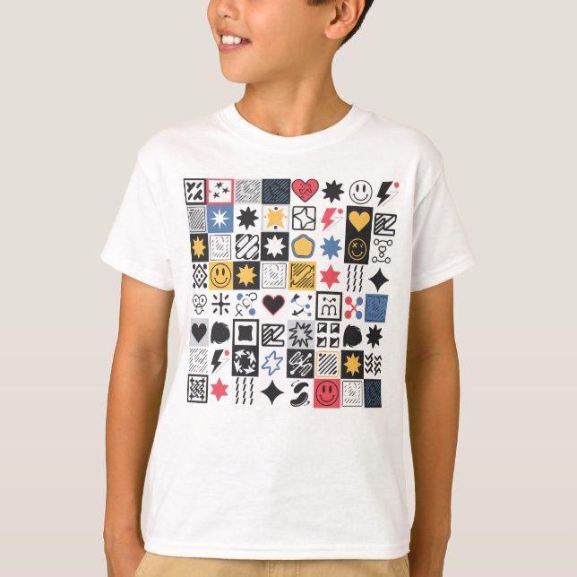 geometric shapes T-Shirt (Front)