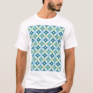 Geometric shapes, vintage abstract wallpaper. T-Shirt