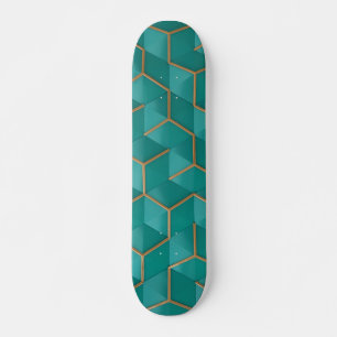 geometric skateboard