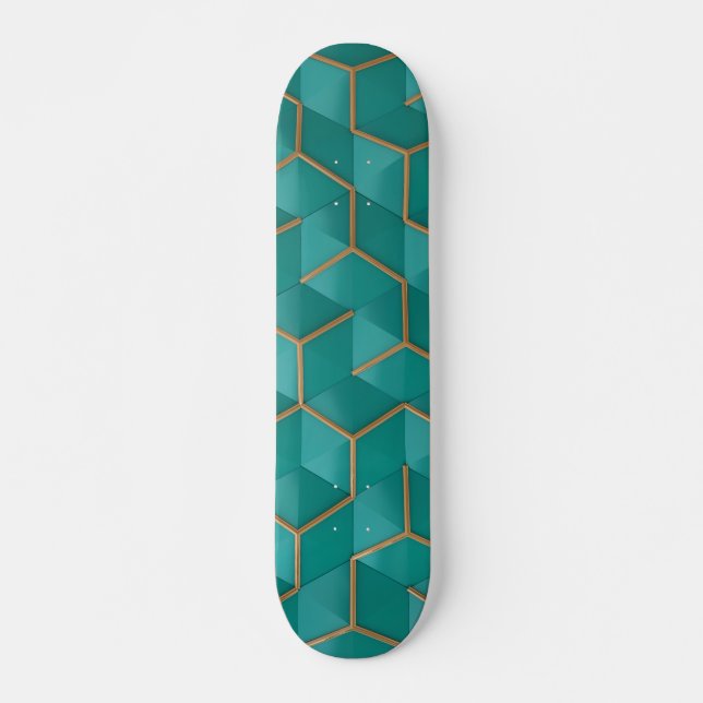 geometric skateboard (Front)