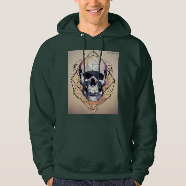 Geometric Skull Logo Hoodie (Front)