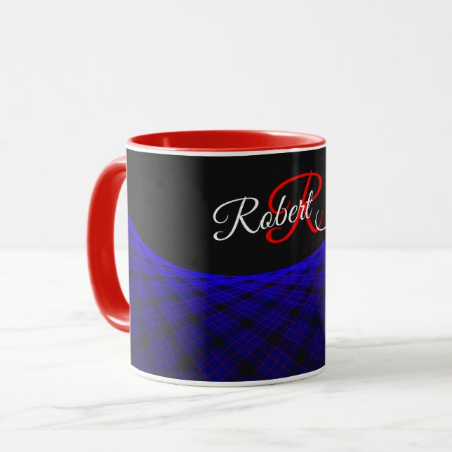 Geometric Space Carpet Coffee Mug (Front Left)