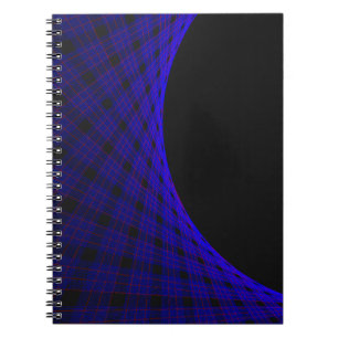 Geometric Space Carpet Spiral Photo Notebook