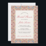 Geometric Sparkles Copper Metallic Bridal Shower Invitation<br><div class="desc">Beautiful Invitation to celebrate Special occasions and festivals comes with digital and E-invitation as per your request. We would love to replicate our designs to make multiple products like rsvp cards, labels envelopes, and more. Customisation is available for ready to print on request at info@shamaurcreatif@gmail.com Look Forward to hearing from...</div>