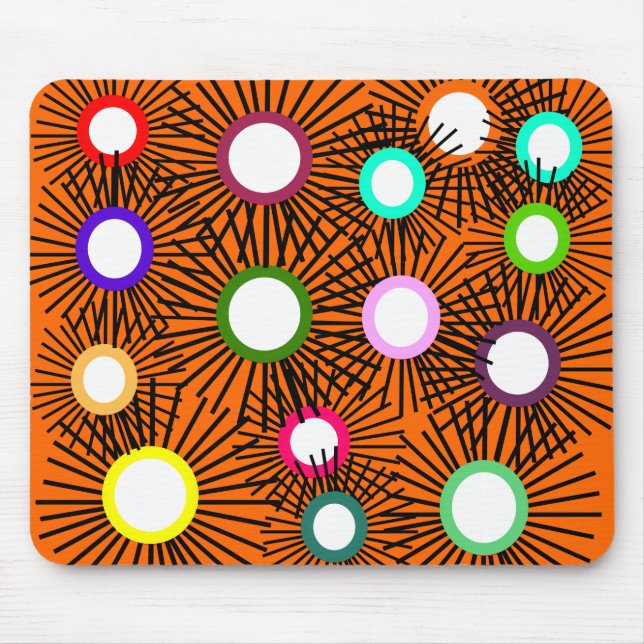 Geometric Spike Balls  Mouse Pad (Front)