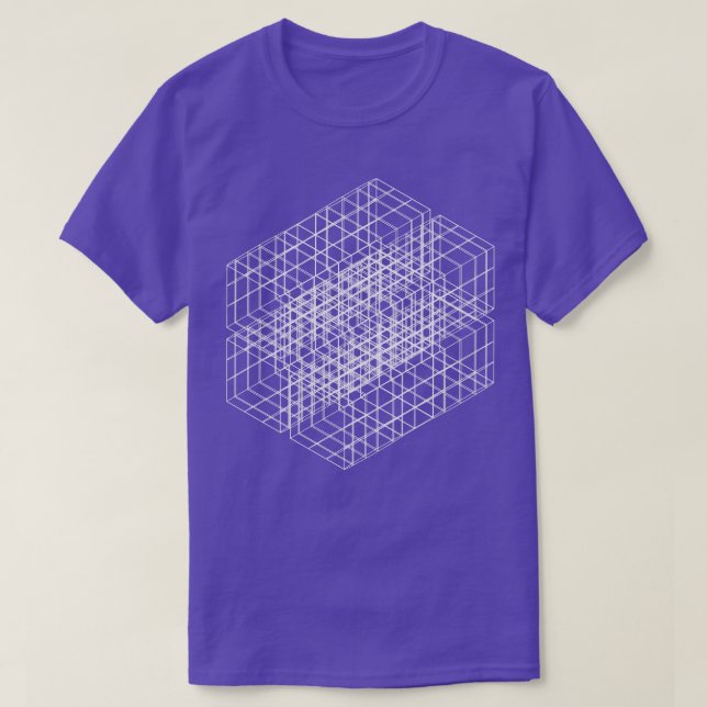 geometric square design T-Shirt (Design Front)