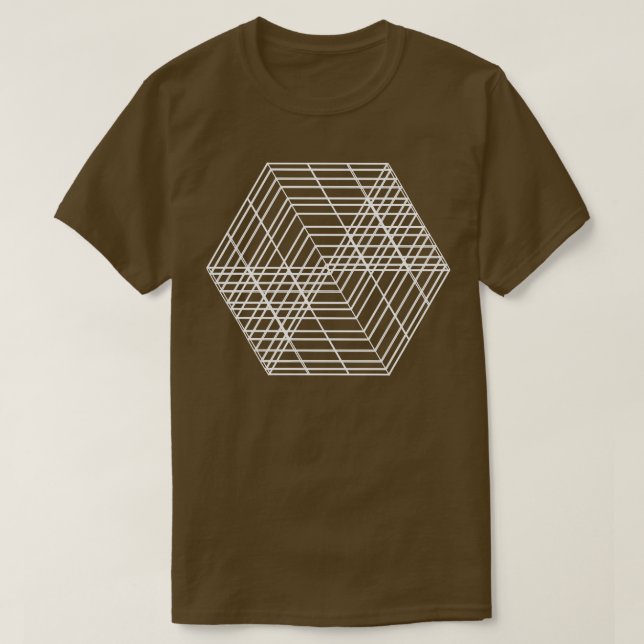 geometric square shape design 1 T-Shirt (Design Front)