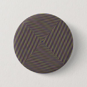 Geometric Squares 6 Cm Round Badge