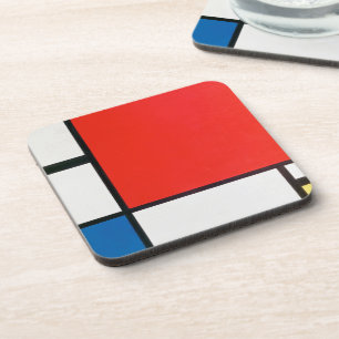 Geometric Squares Coaster
