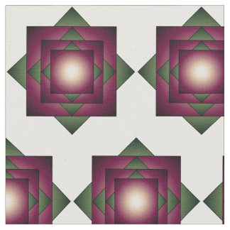 Geometric Squares Fabric